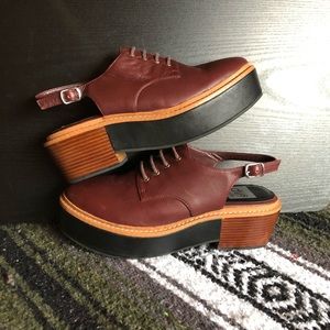 Dolce Vita Slip On Sling Back Platform creepers.